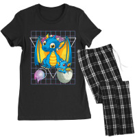 Fantasy Animal Mythical Creature 90s Vaporwave Cut Women's Pajamas Set | Artistshot