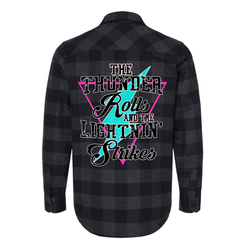 Thunder Rolls Country Music Flannel Shirt by home12 | Artistshot