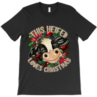 Cute Cow Heifer Christmas Mooey Christmas T-shirt | Artistshot