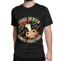 Cute Cow Heifer Christmas Mooey Christmas Classic T-shirt | Artistshot