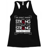 Sickle Cell Awareness Anemia Support Strong Choice Racerback Tank | Artistshot