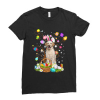 Cute Yellow Labrador Egg Shirt Easter Day Dog Dad  Ladies Fitted T-shirt | Artistshot