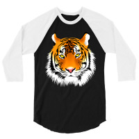 Tiger Design 3/4 Sleeve Shirt | Artistshot