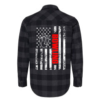 Strike Or Spare Us American Flag Sports Patriotic Flannel Shirt | Artistshot