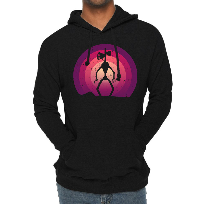 Siren Head Lazy Halloween Costume Retro Cryptid Cr Lightweight Hoodie | Artistshot