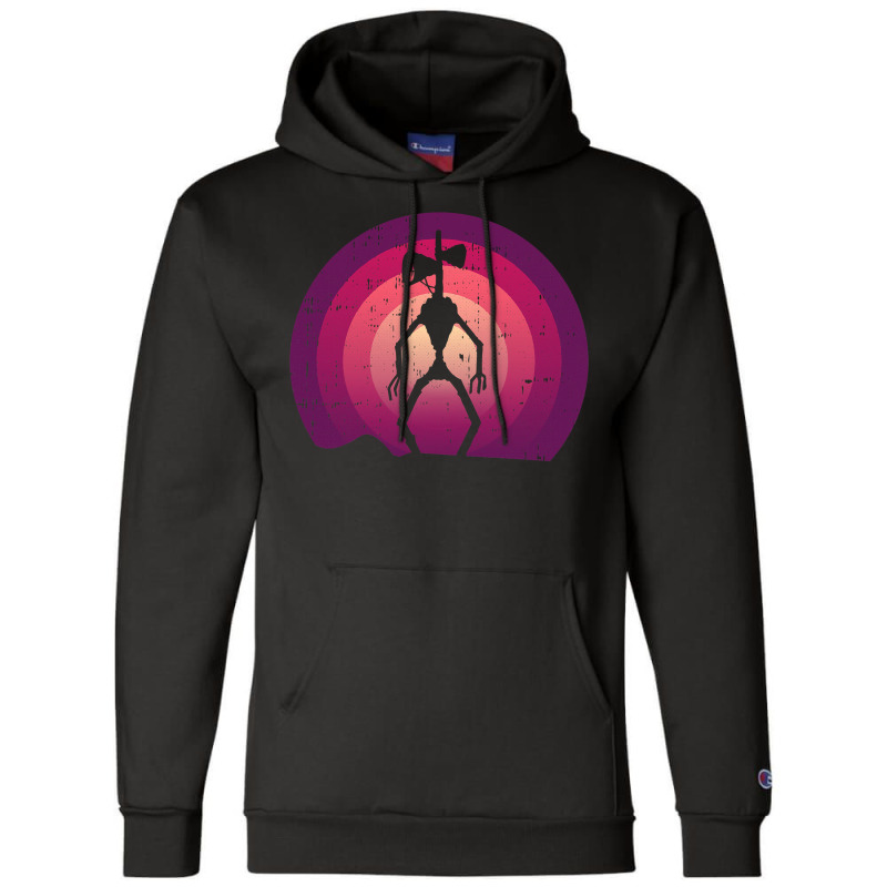 Siren Head Lazy Halloween Costume Retro Cryptid Cr Champion Hoodie | Artistshot