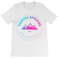 Pagosa Springs Colorado Mountain Town   Retro Co S T-shirt | Artistshot