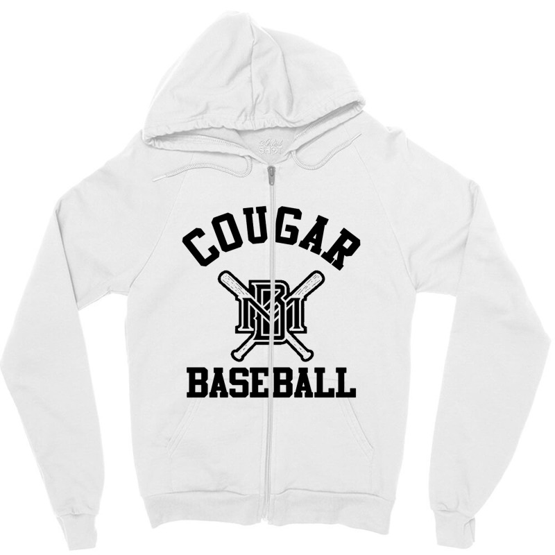 Cougar Baseball Zipper Hoodie by Dawn L Carson | Artistshot