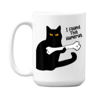 Ca Pun Joke I Found This Humerus Cat Lover Women M 15 Oz Coffee Mug | Artistshot