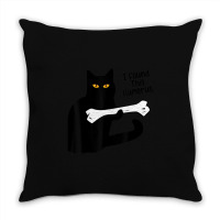 Ca Pun Joke I Found This Humerus Cat Lover Women M Throw Pillow | Artistshot