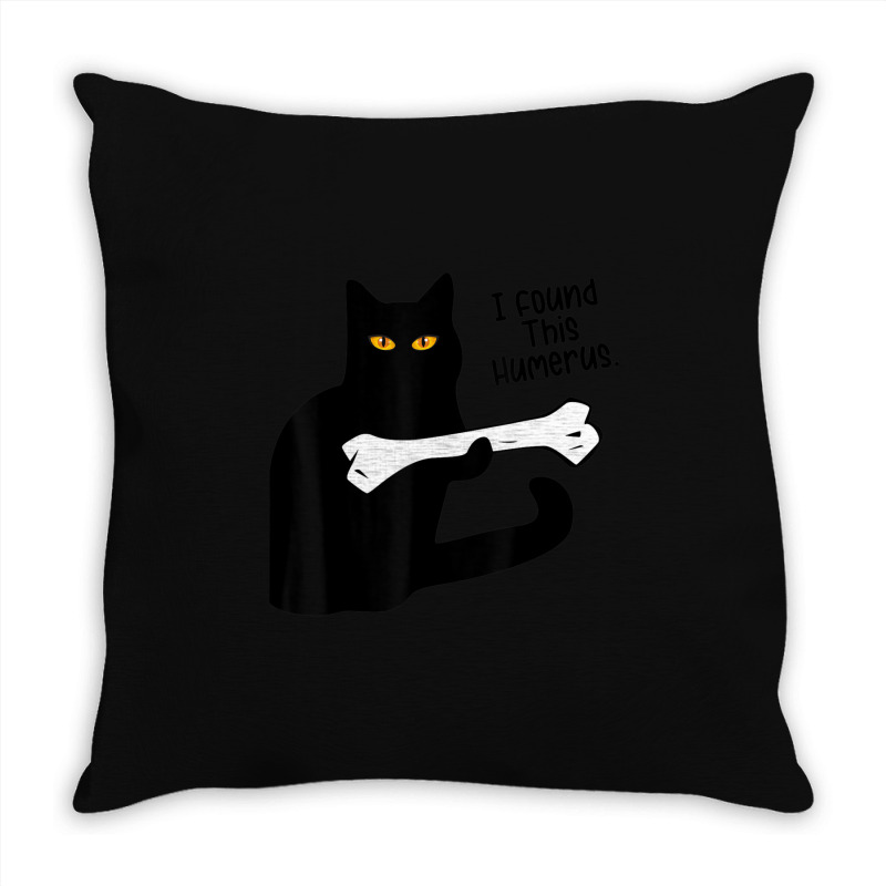 Ca Pun Joke I Found This Humerus Cat Lover Women M Throw Pillow | Artistshot