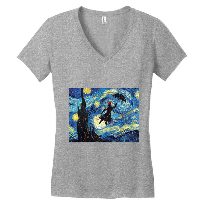 Mary Poppins Women's V-Neck T-Shirt by sheryljamel | Artistshot