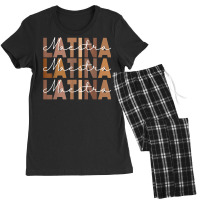 Latina Teacher Maestra Latino Teachers Women T Shi Women's Pajamas Set | Artistshot