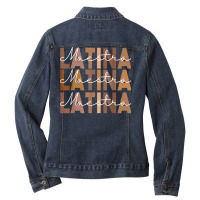 Latina Teacher Maestra Latino Teachers Women T Shi Ladies Denim Jacket | Artistshot