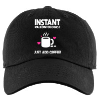 Instant Paleontologist Just Add Coffee! Kids Cap | Artistshot