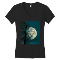 Moon Women's V-neck T-shirt | Artistshot