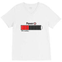 Power Timeline V-neck Tee | Artistshot