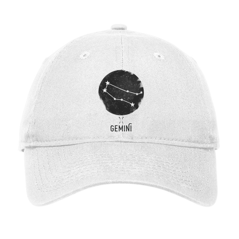 Minimal Gemini Zodiac Sign Adjustable Cap by sheryljamel | Artistshot