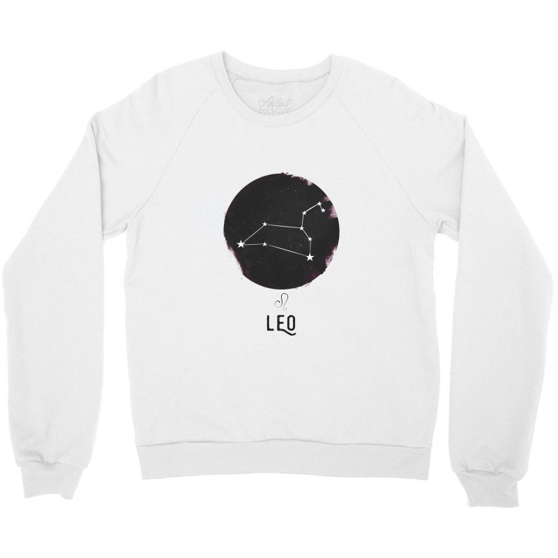 Minimal Leo Zodiac Sign Crewneck Sweatshirt by sheryljamel | Artistshot