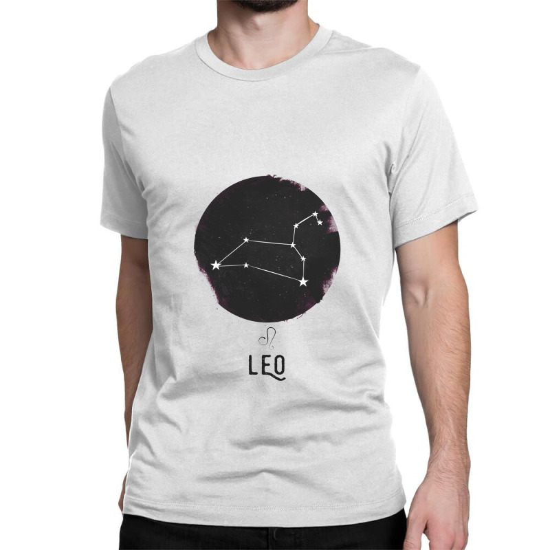 Minimal Leo Zodiac Sign Classic T-shirt by sheryljamel | Artistshot