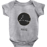 Minimal Pisces Zodiac Sign Baby Bodysuit | Artistshot