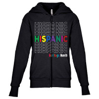 National Hispanic Heritage Month Latin America Cul Youth Zipper Hoodie | Artistshot