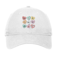 Hearts Candy Speech Language Pathologist Slp Valen Adjustable Cap | Artistshot