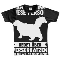 Warning This Person Talks About Persian Cat Graphic Youth T-shirt | Artistshot