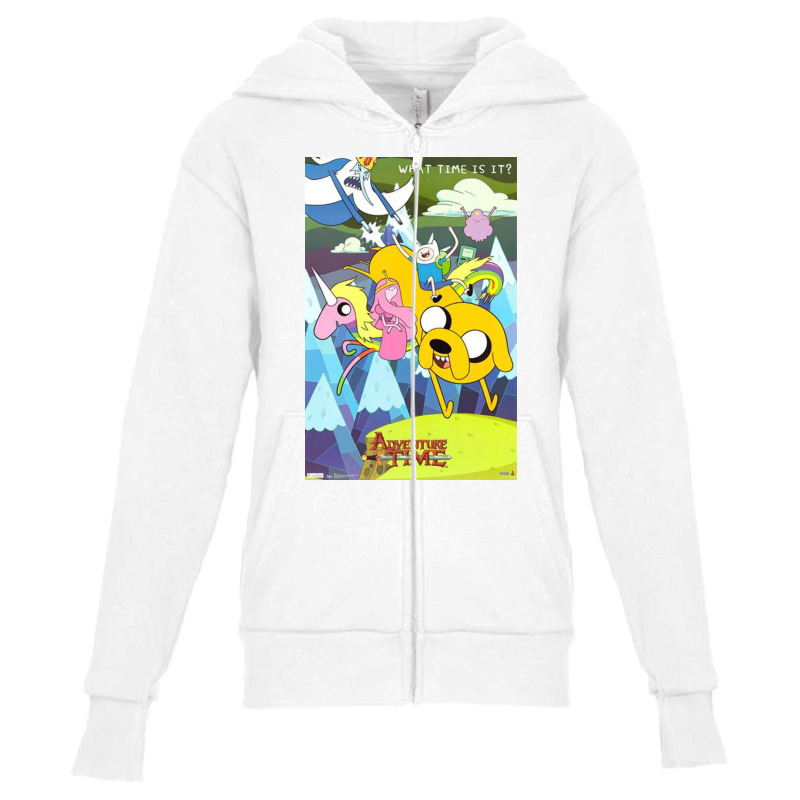 What Time Is It Youth Zipper Hoodie by rodneyherm | Artistshot