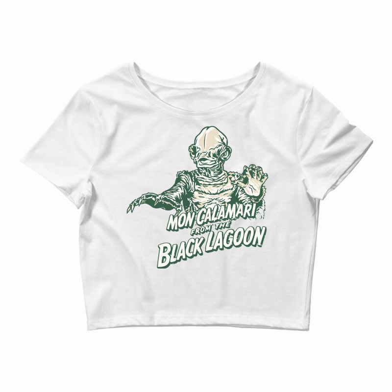 Mon Calamari From The Black Lagoon Crop Top by Mash-Art | Artistshot