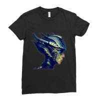 Dragon A Knight Wearing Goldfiligree Armor Ladies Fitted T-shirt | Artistshot