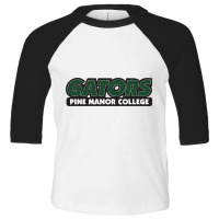 Pine Manor College Gators Toddler 3/4 Sleeve Tee | Artistshot