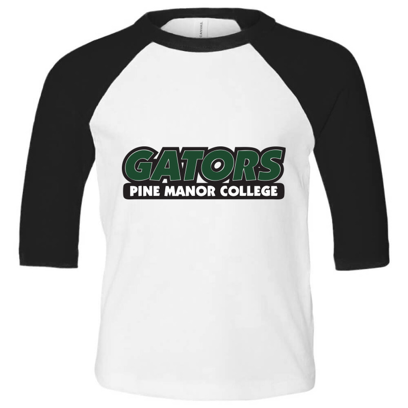 Pine Manor College Gators Toddler 3/4 Sleeve Tee by Own G | Artistshot