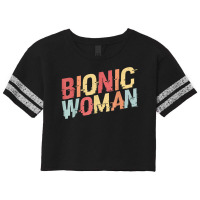 Bionic Woman   Funny Injury And Surgery T Shirt Scorecard Crop Tee | Artistshot