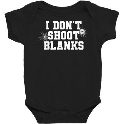 Baby Announcement, I Don't Shoot Blanks Est.2023 T Baby Bodysuit Designed By Towlesmc