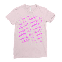 Audiology Tech Repeating Pattern In Pink Gift Ladies Fitted T-shirt | Artistshot