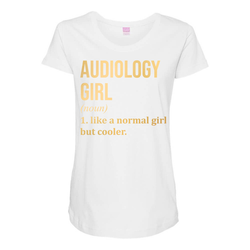 Awesome And Funny Definition Style Saying Audiolog Maternity Scoop Neck T-shirt by zalmacrkg | Artistshot