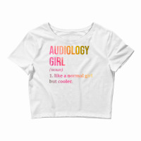 Awesome And Funny Definition Style Saying Audiolog Crop Top | Artistshot