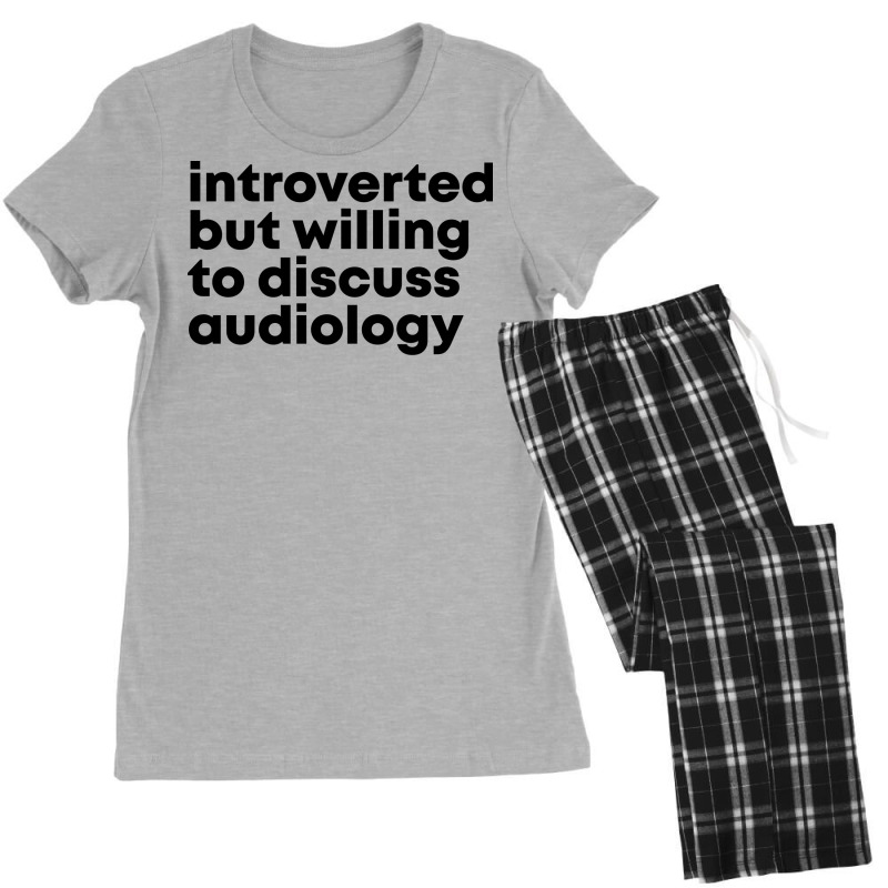 Awesome And Funny Introverted But Willing To Discu Women's Pajamas Set by zalmacrkg | Artistshot