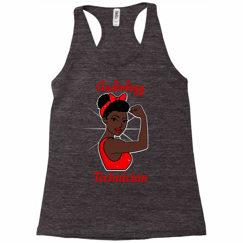 Audiology Tech Black Woman Strong Retro Vintage Po Racerback Tank by eunjafallerw | Artistshot