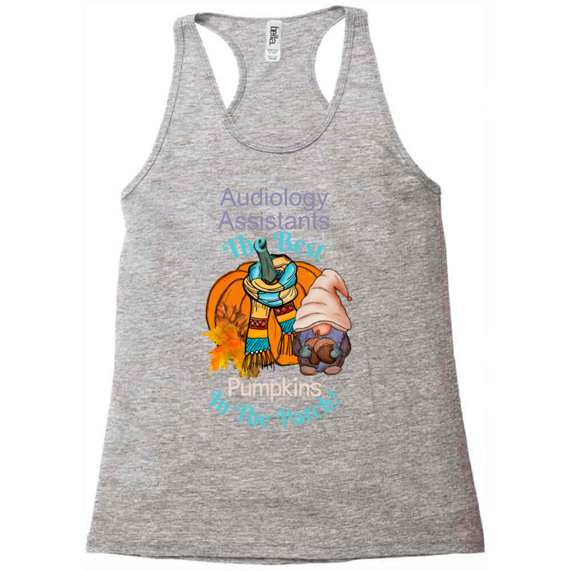 Audiology Assistant Fall Gnome Pumpkin Cute Funny Racerback Tank by cestbushiig | Artistshot