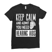 Pediatric Audiologist Audiology Hearing Aids Funny Ladies Fitted T-shirt | Artistshot