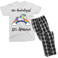 49 Audiologist 51 Unicorn Quote Men's T-shirt Pajama Set | Artistshot