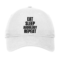 Eat Sleep Audiology Repeat Nature Adjustable Cap | Artistshot