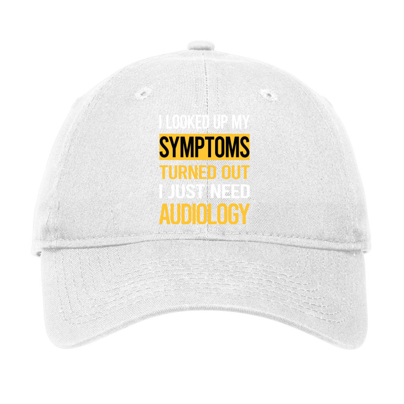 Funny My Symptoms Audiology Audiologist Travel Adjustable Cap by zalmacrkg | Artistshot