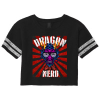 Dragon Nerds Rock Gamer Geek Fun Cute Nerd Scorecard Crop Tee | Artistshot