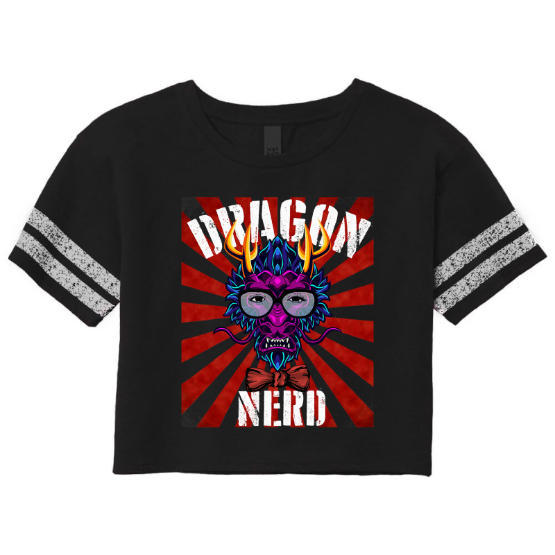 Dragon Nerds Rock Gamer Geek Fun Cute Nerd Scorecard Crop Tee by whoretacarpal | Artistshot