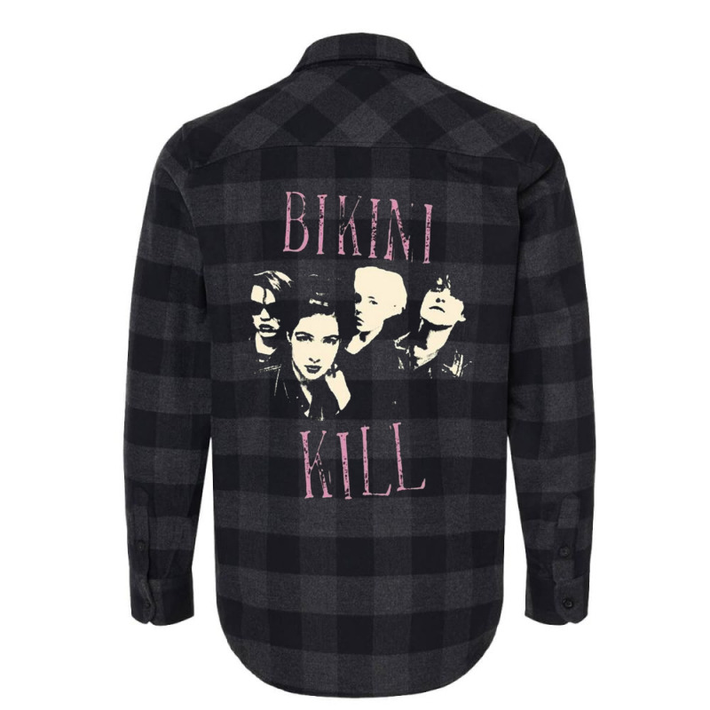 Bikini Kill Four People Flannel Shirt by GiaMuller | Artistshot