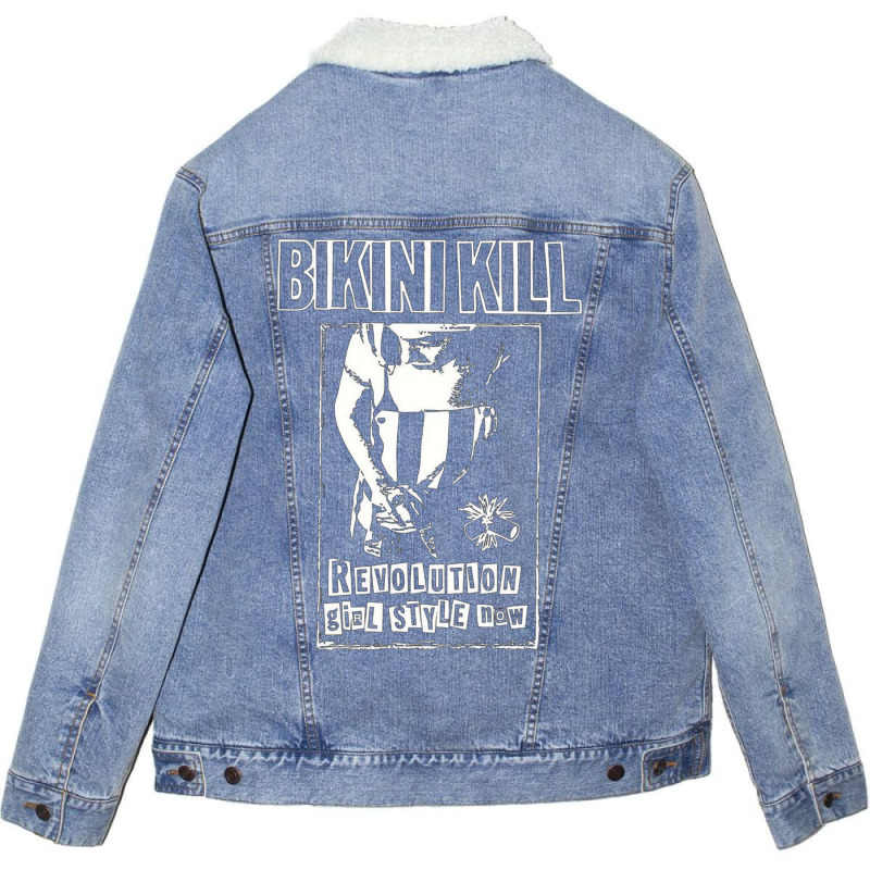 Bikini Kill Unisex Sherpa-Lined Denim Jacket by GiaMuller | Artistshot