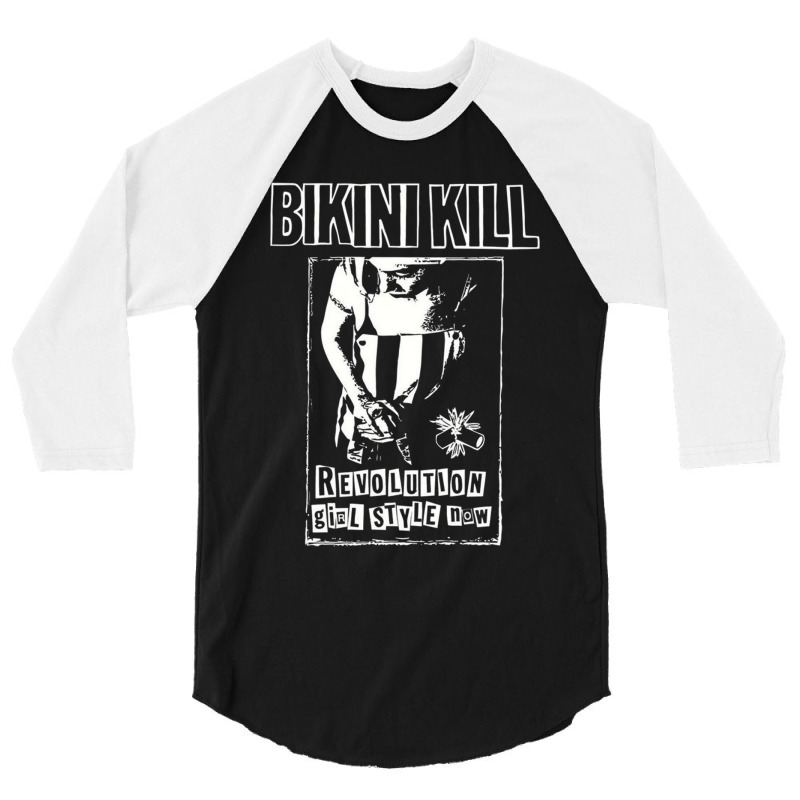 Bikini Kill 3/4 Sleeve Shirt by GiaMuller | Artistshot